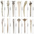12 Pieces Chinese Women Hair Sticks, AUHOKY 12 Styles Vintage Bronze Decorative Hair Pin Chopsticks, Antique Retro Hair Forks for Hair DIY Accessory