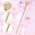 OIIKI 3Pcs Women Lollipop Hair Sticks, Elegant Planet Design Round Ball Metal Hair Stick Forks Chignon Pins Updo Chopsticks Decor Hairpin Fashion Hai