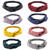 Yeshan Women's Criss cross Silk Satin Headbands Elastic Twisted Head Wrap Knotted Hair Band,pack of 8