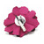 Meilliwish Camellias Flower Hair Clip and Brooch Pin (Magenta) (A74)