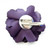 Meilliwish Camellias Flower Hair Clip and Brooch Pin 1 PCS(A74)(Purple)