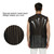 PERFEHAIR Barber Stylist Vest for Men, Salon Hairdresser Jacket Smock Clothing-Black