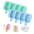 Popsicles Molds, Ozera 2 Pack Homemade Cake Pop Molds, Reusable Silicone Ice Pop Cream Maker Cakesicle Molds with 50 Wooden Sticks & 50 Bags