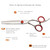 Professional Hair Cutting Scissors 6 inch thinning Scissors 30 Tooth Blender Convex Blade Comfort Handle Stainless Steel Hair Japanese Craft (6.0" Th