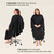 PERFEHAIR Professional Salon Client Hair Cutting Cape Gown, Barber Haircut Cape with Sleeves - Black