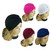 5 Women Stretchy Turban Chemo Cap Bennie Head Wrap Headwear (5 REG)