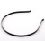 PEPPERLONELY Brand 5PC Black Metal Headband Apprx 370mm(1-1/2 Inch) Long