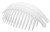 France Luxe Belle Larger Interlocking Comb, White, Set of 2 - An Excellent Styling Solution For Long/Thick or Curly Hair
