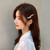 E EMZHOLE Crystal Duckbill Bangs Clip Sweet Style Wheat Hairpin Hair Clip Leaves Zircon Advanced Sense Hair Accessories for Girls Women