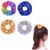 PNEIFON 4 Pack Hair Scrunchies, Sequin Scrunchies Elastic Stretch Sparkly Glitter Fashion Scrunchie Hair Tie Ponytail Holders Bun Cover for Girls and
