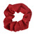 12 Pack Small Scrunchies Cotton Hair Scrunchy (Red)