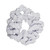 12 Pack Solid Hair Ties Scrunchies (White)