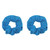 Set of 2 Solid Scrunchies (Blue)