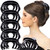 RC ROCHE ORNAMENT 6 Pcs Womens Elegant Premium Luxe Chic Styling Sectioning Super Strong Hold Non Slip Big Hair Pin Grips Claw Jaw Clamp Clips, Large
