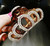 Girls Women Lady Elegant Crown Hairpin Large Fancy Rhinestones Claw Clip Jaw Clips for Thick Hair (Brown)
