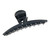 Parcelona French Pinch Black Covered Spring Crystal Jaw Hair Claw Clip Clamp Clutcher for Women