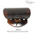Parcelona France Onde Celluloid Tortoise Shell Side Slidein Secure Grip Hair Updo Hinge Duck Hair Claw - 2 3/4 Inch