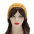 ZLYC Women Headband Handmade Crochet Knit Boho Flower Hair Bands (Crochet Yellow)