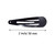 Motanar 50 Pack of Snap Hair Clips Hair Barrettes for Kids, Girls and Women, 50 mm (Black)