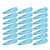Motanar 50 Pack of Snap Hair Clips Hair Barrettes for Kids, Girls and Women, 50 mm (Sky Blue)
