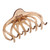 Parcelona French Dendrite Large Crystal Brown Wavy Teeth Jaw Hair Claw Clip Clutcher Clamp (Crystal Brown)