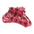 Women's 5 inch Large Jaw Clip Hair Claw with Tortoise leaf design - Red Tortoise