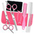 LIGICKY Baby Hair Cutting Scissors Set Professional Safety Round Tip Stainless Steel Hair thinning Shears Bang Hair Scissor for Kids/Salon/Home