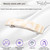 French Amie Oblong Handmade 3.5" Celluloid Automatic Hair Clip Barrette Hair Clip for Girls Strong Hold Hair Clips for Women No Slip Durable Paris Ha