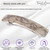 French Amie Oblong Handmade 3.5" Celluloid Automatic Hair Clip Barrette French Hair Clip for Girls Strong Hold Hair Clips for Women No Slip Durable P