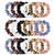 18 Pieces Silk Hair Scrunchies Silk Hair Tie Elastic Ponytail Holders for Women Girls Hair Accessories (004)
