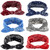 Yeshan Boho Bow Headbands for Women Vintage Paisley Bandana Flower Printed Hairband Elastic Rabbit ear Head Wrap Cute Hair Accessories,pack of 6