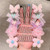 5 Pcs Cute Metal Hair Clip Combs Magic Pearl Hair Accessories Camellia Flower Barrettes Wire Twist Bun Clamp Invisible Bang Comb for Girls kids C#02