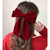 Long Velvet Hair Bow Red Bow Hair Clips Ribbon Velvet Hair Barrettes Clip Large Bowknot Hairpin Headwear Velvet Bow Hair Barrette Headpieces Lady Hai