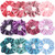 IVARYSS Scrunchies for Girls, 12 Pcs Velvet Scrunchies for Hair, Soft Ponytail Holder, Cute Colors Elastic Hair Bands for Teens and Women
