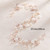 Unicra Wedding Crystal Flower Hair Vine Bridal Headpiece Headbands Wedding Hair Accessories for Brides (Rose Gold)