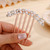 Missgrace Luxury Glitter Sparkly Crystal Rhinestones Pearls Gold Hair Side Combs Hairpins Barrettes Clips Hair Accessories for Women Girls (Color 1)
