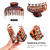 DEEKA 6 PCS 2.5 Inch Double Row Teeth Hair Claw Clips Small Tortoise Shell Plastic Hair Jaw Clips Hair Barrettes Thick Medium Thin Hair Clips for Wom