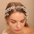 BERYUAN Bridal Rhinestone Wedding Hair Accessory for Bride Women and Girls Crystal Wedding Hair Vine Silver