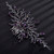Teyglen Bridal Wedding Purple Dainty Hair Combs Purple Rhinestones Crystal Side Hair Comb Flower Crystal Bride Hair Accessories for Women and Girls (
