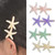 4pcs Starfish Mermaid Hair Clips for Women Girls Seastar Rhinestone Hair Barrettes for Girls Beach Hair Accessories for Thick Thin Hair Pins for Buns