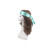 AllMatchWigs 2pcs Edge control soft satin headband 2.4inch width hair wrap bands 20 color choice (turquoise)