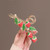 2pcs Red Strawberry Metal Hair Claw Clips, Non-Slip No Broken Strong Hold Hair Clamps Large Hair Claw Nonslip Hair Barrettes Fashion Hair Accessories