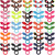 YASUNMI 50pcs Children Hair Ties+200pcs Rubber Bands, Cute Toddler Rabbit Ear Hair Ties, Seamless No Crease Elastic Cotton Bows Ponytail Holders Hair