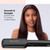 REVLON Ceramic Coated 2" Flat Iron - Fast Heating Hair Straightener for Quick and Smooth Results, Plus Travel Friendly (Black)