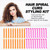 40pcs Heatless Spiral Hair Curlers for Long Hair - Heatless Curls Overnight 22inch Magic Hair Rollers No Heat Curlers for Women Kids