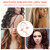 Heatless Curling Rod Headband No Heat Silk Ribbon Curling Rod Hair Roller Curls with Hair Claw Clip Lazy Natural Soft Wave DIY Hair Rollers Styling T