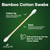 rebEarth Bamboo Cotton Swabs Organic - Sustainable Wooden, Sterile and Hypoallergenic, Animal Cruelty-Free - Perfect for Sensitive Skin and those who