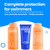AQUA GUARD Swimmers Essential Hair Protection Bundle | Prevents Chlorine Damage + Softens Hair While Swimming | Color Safe, Leaves Hair Smelling Grea