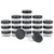 ZAVBE 5 Grams Plastic Containers with Lids 100 pieces BPA Free Sample Containers, Mini Clear Empty Refillable Round Sugar Scrub small 5g/5ml Tiny Jar