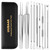 UUBAAR Blackhead Remover Tools, 9PCS Pimple Popper Tool Kit - Stainless Steel Pimple/Comedone Extractor & Tweezers for Acne/Zit Removal, Nose & Face